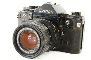 ジャンク品◆Canon キヤノン A-1 FD 28-55/3.5-4.5 レンズ付き◆フィルム一眼レフカメラ/A2807