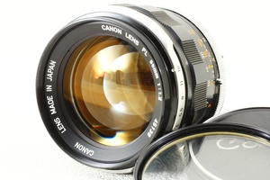 極上品◆Canon キャノン FL 55mm F1.2◆単焦点、銘玉、明るい/A2991