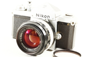 格安品◆Nikon ニコン F アイレベル NIKKOR-S.C Auto 50/1.4◆一眼レフフィルムカメラ/A3005