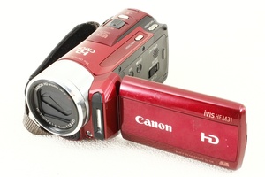 ジャンク品◆Canon キヤノン iVIS HF M31 デジタルビデオカメラ◆A3049