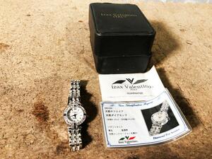 ◎★ 中古★IZAX Valentino/アイザックバレンチノ 腕時計 DIAMOND JEWELRY サファイヤ ダイヤ【IVL-9100-1】CLF7