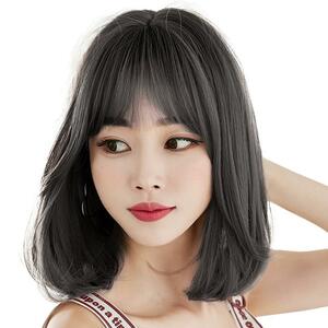  full wig lady's medium Bob katsula black tea color 