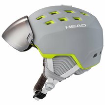 HEAD rachel バイザー付きスノーヘルメット グレー ヘッド　_画像2
