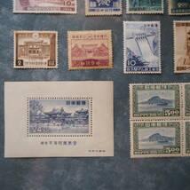 状態良好 !! 古き時代に発行とされた「希少・バラ・記念切手」の 18種28枚の未使用切手 セット_画像4