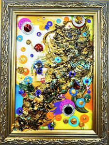 Art hand Auction [Paintings that heal the soul] Paintings, wall hangings, tabletop, dragons, fairies, hand-painted, one-of-a-kind, soulful painter, Yukie, free shipping, same-day shipping, Artwork, Painting, others