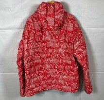 やや美品 Supreme シュプリーム Micro Down Half Zip Hooded Pullover サイズ:L レッド ダウン ジャケット フーディ ☆良品☆[66-0211-E3]_画像10