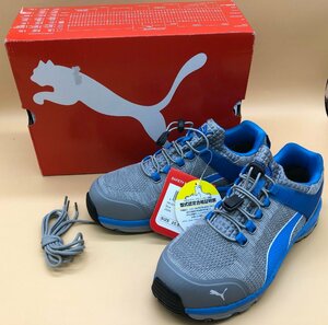 未使用展示品 PUMA プーマ 安全靴 Xcite 2.0 Blue Low ブルー ロー エキサイト 2.0 サイズ:25.5cm [60-1221-2O1]☆良品☆