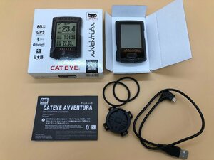 1円～ 通電のみ確認 CATEYE キャッツアイ AVVENTURA GPSサイクロコンピュータ CC-GPS200 アベントゥーラ 【現状品】[60-1203-O7]