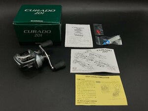 SHIMANO/シマノ 15 CURADO/クラド 201 左巻き/レフトハンドル ベイトリール 釣り 釣具 フィッシング ☆良品☆[62-1204-E5]