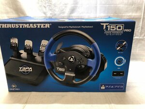 Thrustmaster スラストマスター T150 pro フォース フィードバック ハンドルコントローラー ハンコン for PS3/PS4【現状品】[28-1218-2O9]