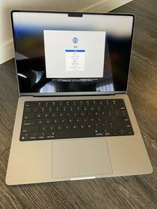 【状態良好美品】Apple MacBook Pro 14インチ late 2021 M1 Max CPU10コア/GPU24コア/32GB/1TB/US配列/スペースグレイ