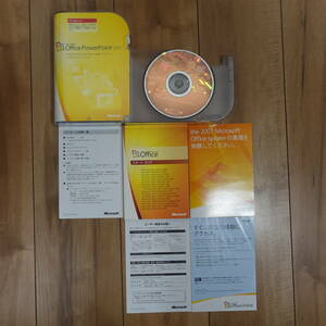 Microsoft Office PowerPoint 2007 ポスター付き パッケージ版 通常製品版