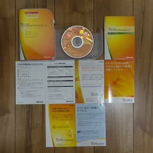 Microsoft Office Personal 2007 Word/Excel/Outlook パッケージ版 通常製品版