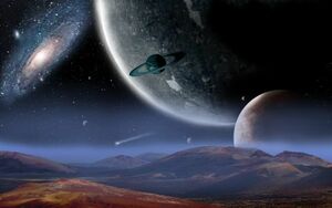 宇宙空間 銀河 惑星 彗星 流れ星 コスモス 恒星 宇宙 天体 神秘 壁紙ポスター 特大ワイド版921×576mm （はがせるシール式） 028W1