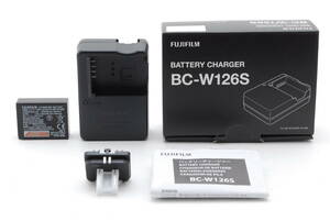 箱付き!!美品!! FUJIFILM BC-W126S 充電器 NP-W126S 充電式バッテリー 電池パック #5399