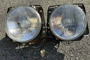  superior article Golf 2 VW original head light left right set 19RV HELLA 302-115827 Volkswagen old car Showa era that time thing 