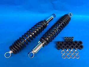 *新品 在庫処分セール トライアンフ SCRAMBLER 900 MDI サスペンション シングル 365mm クローム/ブラック (06-36026-CB)