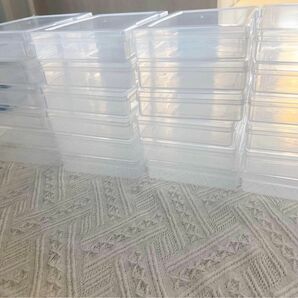 クリアケース　プラスチックボックス　24個