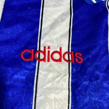 アディダス adidas 90年代 刺繍ロゴ サッカー トレーニング用 襟付き ユニフォーム_画像6