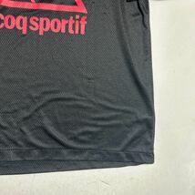 ルコックスポルティフ le coq sportif 黒 ブラック ビッグロゴ プラクティスシャツ ウェア LLサイズ_画像3