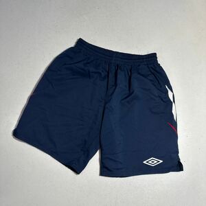 アンブロ UMBRO 紺 ネイビー サッカー トレーニング用 サッカーパンツ Mサイズ