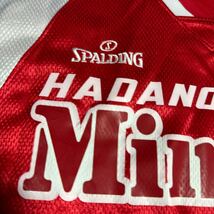 秦野南 女子バスケットボール スポルディング SPALDING ユニフォーム 女性用LLサイズ_画像6