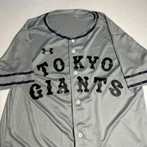 読売 ジャイアンツ GIANTS アンダーアーマー underarmour ユニフォーム フリーサイズ_画像2