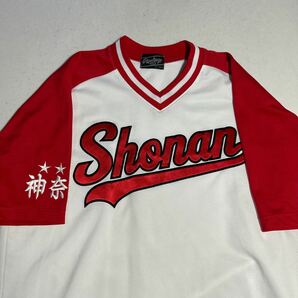 湘南 野球部 刺繍ロゴ 支給 着用 ローリングス rawlings ユニフォーム プラクティスシャツ Lサイズの画像2