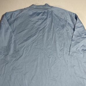 IZOD 水 ブルー 刺繍ロゴ ゴルフ トレーニング用 ハイネック インナーシャツ XLサイズの画像8