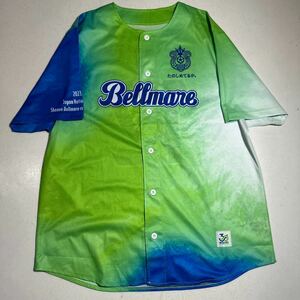 湘南ベルマーレ bellmare 30周年記念 オフィシャル official ベースボールシャツ ユニフォーム フリーサイズ