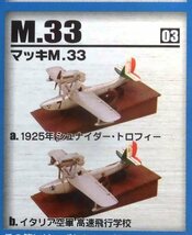 エフトイズ 1/144 水上機コレクション 03-b マッキ M.33 イタリア空軍 高速飛行学校_画像4