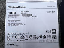 　【4台セット】WesternDigital HUH721010AL5200 Ultrastar DC HC510 【10TB】 SAS12Gb/s サーバ用高耐久性HDD 中古品_画像9