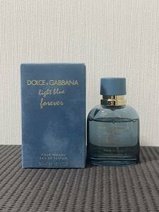 N3L341◆ ドルチェ&ガッバーナ ライトブルー プールオム フォーエバー オードパルファム EDP 香水 50ml