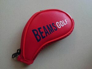 美品☆BEAMS GOLF ビームスゴルフ アイアンカバー RD☆