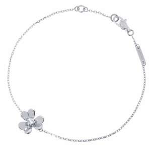  Van Cleef & Arpels браслет flivorumi кузов ya1P 0.05ct K18WG белое золото VCARP0J500 [ безопасность гарантия ]