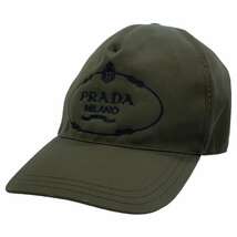プラダ キャップ ベースボール ナイロン サイズXL PRADA 帽子 アパレル 【安心保証】_画像1