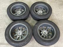 8285 ダンロップ　DUNLOP DUFACT 17インチ アルミホイール 17×7.0J 5H pcd114.3 4本セット_画像6