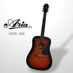 ARIA アリア ADW-200R BS アコースティックギター 弦楽器 ギター 楽器 ADW-200 ARIA Handcrafted Fine Quality Guitars