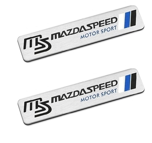  Mazda Speed MAZDASPEED emblem 2 sheets 