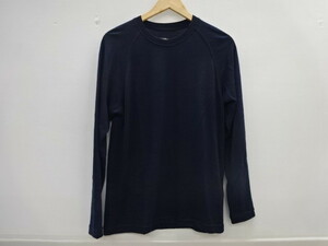 山と道 100% Merino Light Long Sleeve ネイビー 登山 033498001