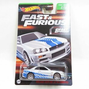 n1032 ホットウィール ワイルドスピード NISSAN SKYLINE GT-R （BNR34） 日産スカイライン 2/10 2FAST 2FURIOUSの画像1