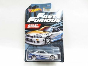 n1051 ホットウィール ワイルドスピード NISSAN SKYLINE GT-R （BNR34） 日産スカイライン 3/5 2FAST 2FURIOUS