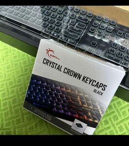 G.SKILL crystal crown keycaps キーキャップ 黒