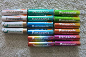 [ジャンク扱い] 単4充電池 16本 (Panasonic 14本+SONY 2本)