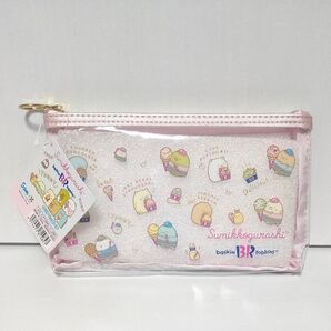 PT08901 すみっコぐらし × サーティワンアイスクリーム クリアペンポーチ サンエックス