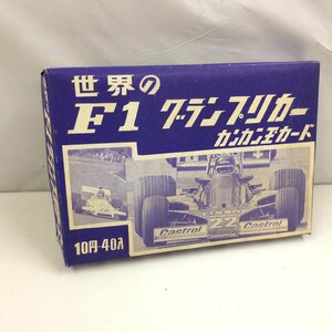 f300*80 【現状品】 [昭和レトロ・ビンテージ] カンカン玉ミニカード 世界のF1グランプリカー メンコ