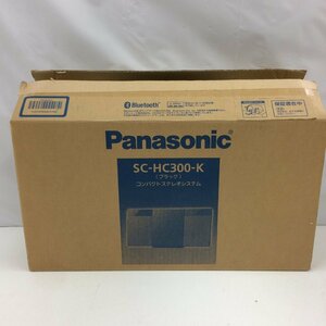 f162*120 【ジャンク】 ジャンク品　Panasonic　ミニコンポ　SC-HC300-K/Bluetooth使用不可