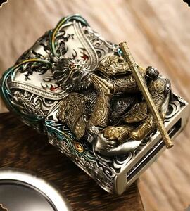 1円 定価11.5万円 Zippo 孫悟空 真鍮製 斉天大聖 ライター ジッポー オイルライター 新品