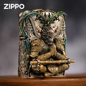 定価11.5万円 Zippo 孫悟空 真鍮製 斉天大聖 ライター ジッポー オイルライター 新品