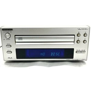 ★中古品★ ONKYO オンキョー C-705FX CDプレーヤー 2005年製 オーディオ機器 シルバー系 通電確認済み 動作未確認　SAYY1224-1